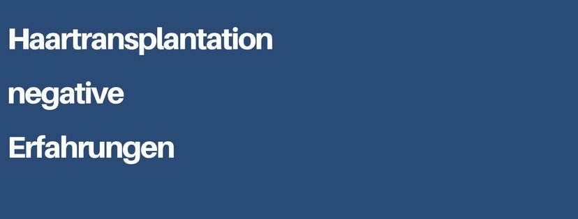haartransplantation-negative-erfahrungen